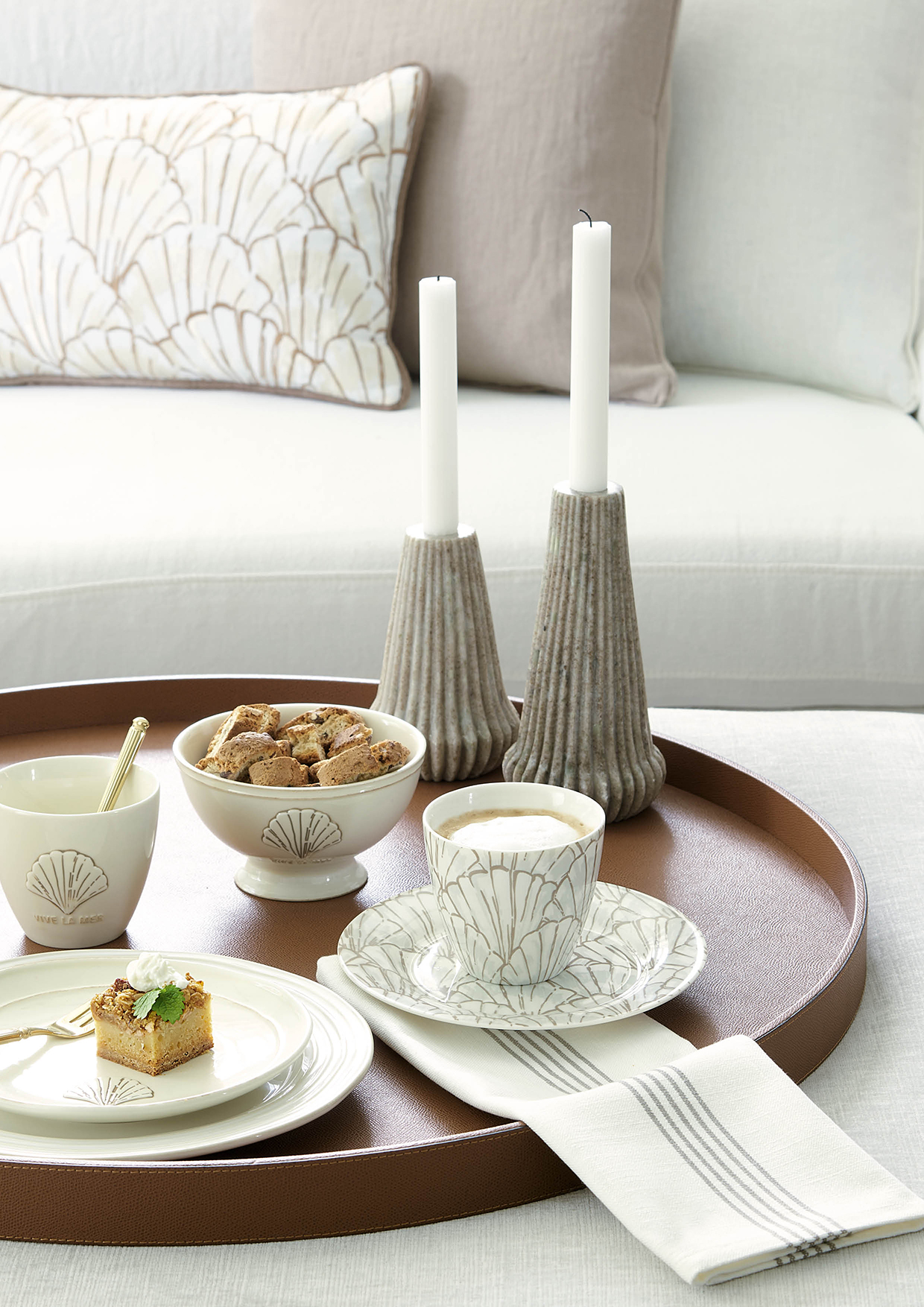 Greengate Becher Wilja beige