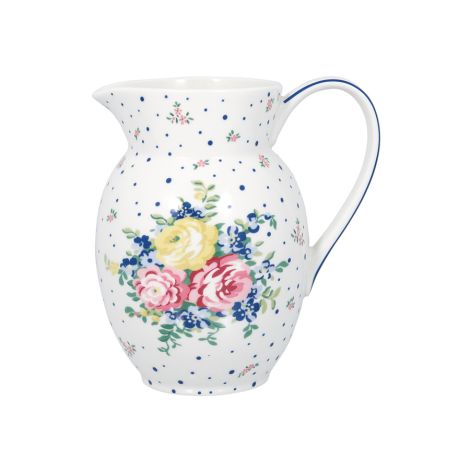 Greengate Krug Laura white 1,5 L
