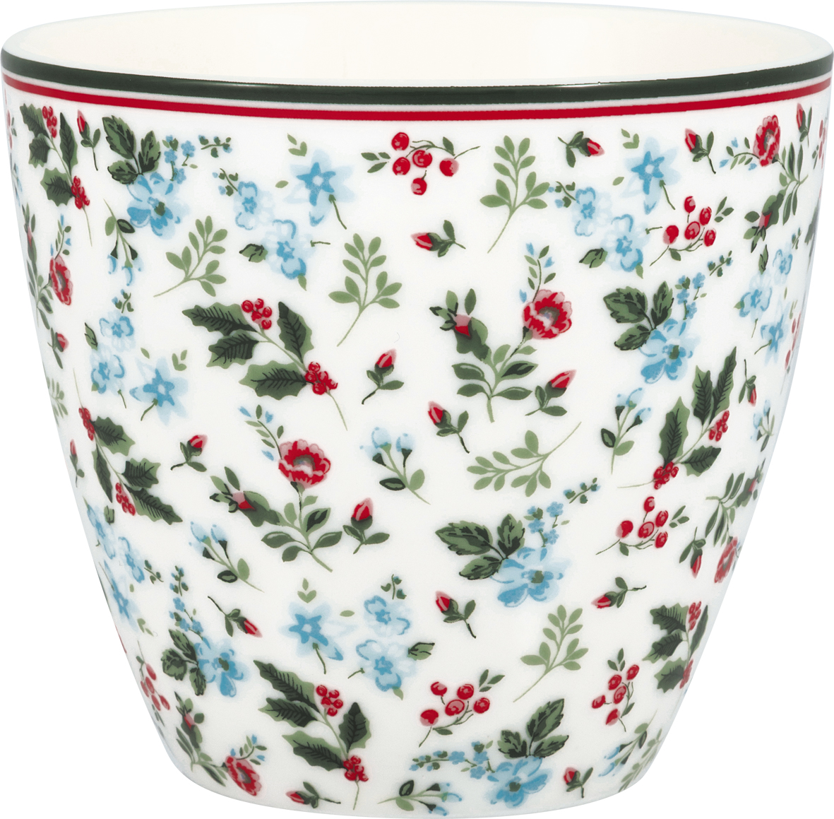 Greengate Lattecup Carly white Becher ohne Henkel