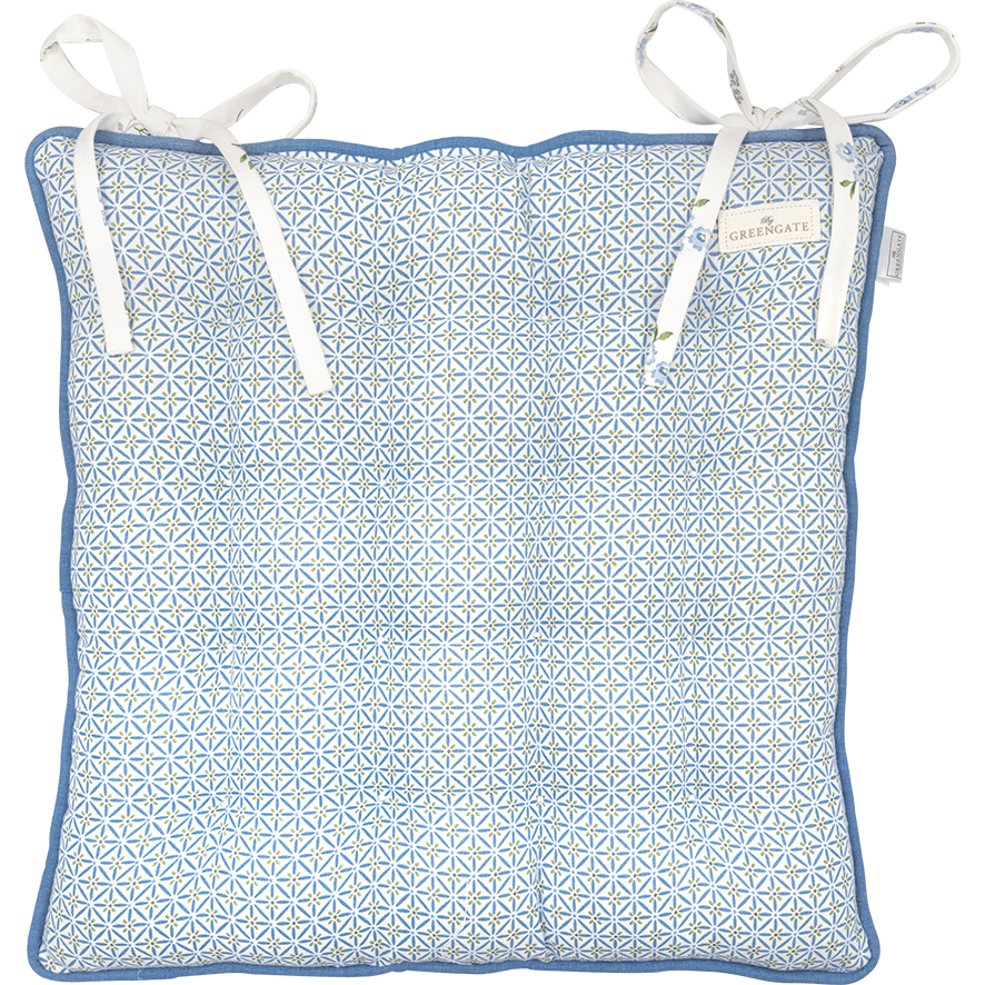 Greengate Sitzkissen/Stuhlkissen Britt pale blue auch zum Festbinden