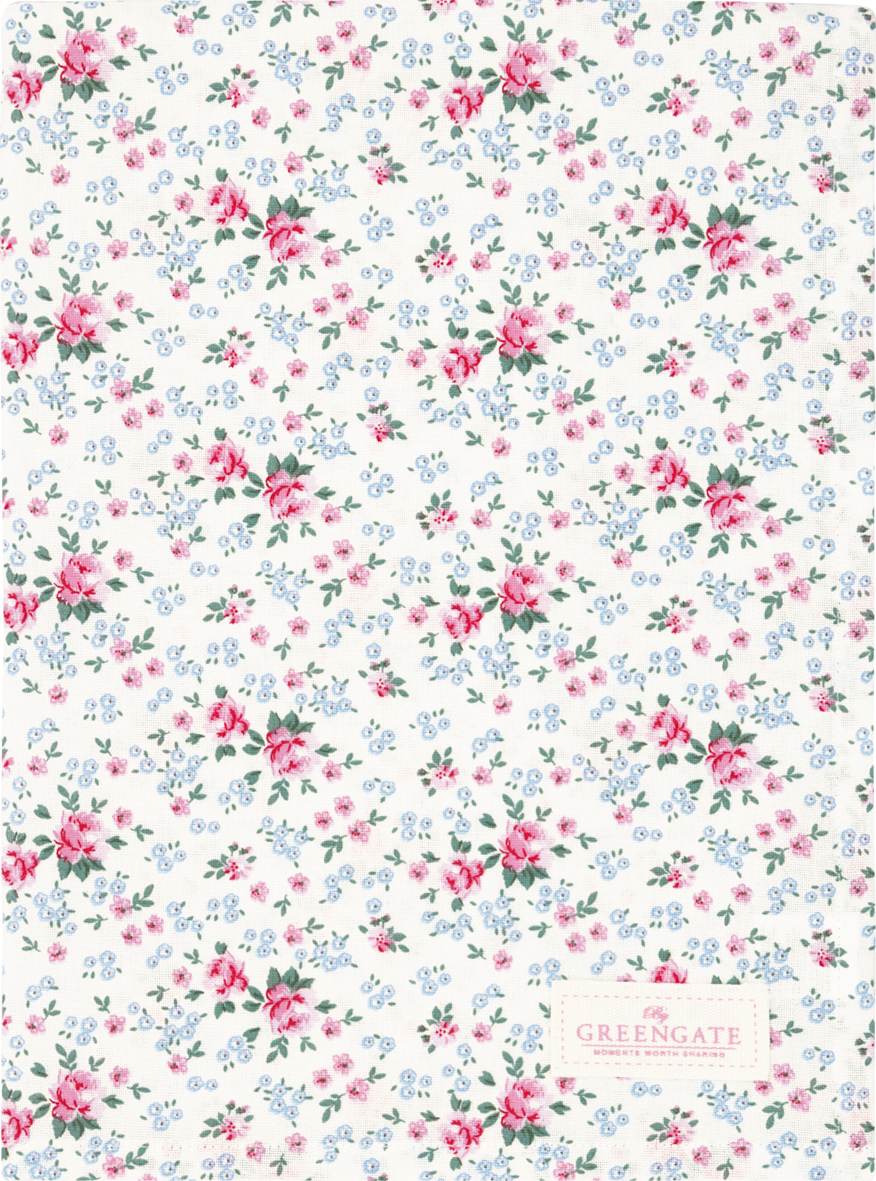 Greengate Geschirrtuch Mille white