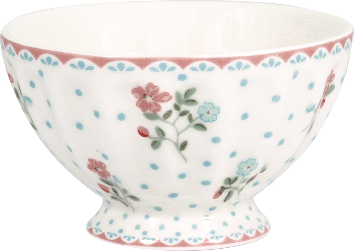 Greengate French bowl Celia white medium Schüssel