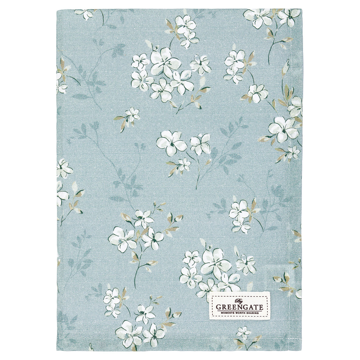 Greengate Geschirrtuch Aubrey ice blue 50x70 cm