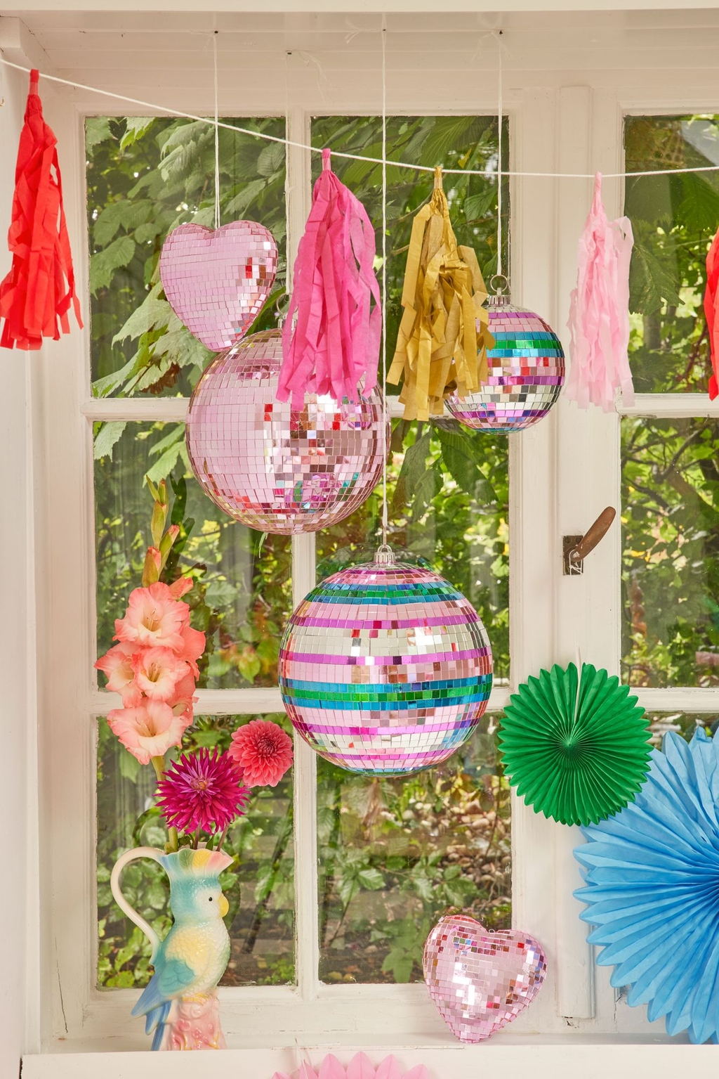 RICE Pinata Bird farbenfroh groß