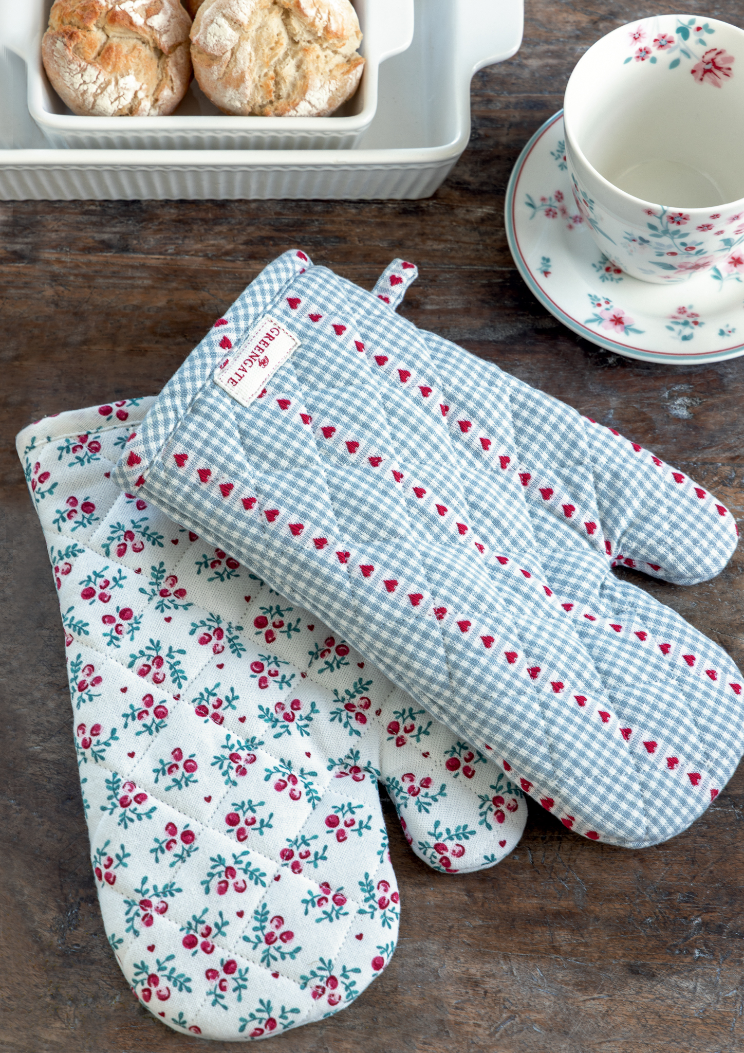 Greengate Becher Sila pale blue Lattecup mit Henkel