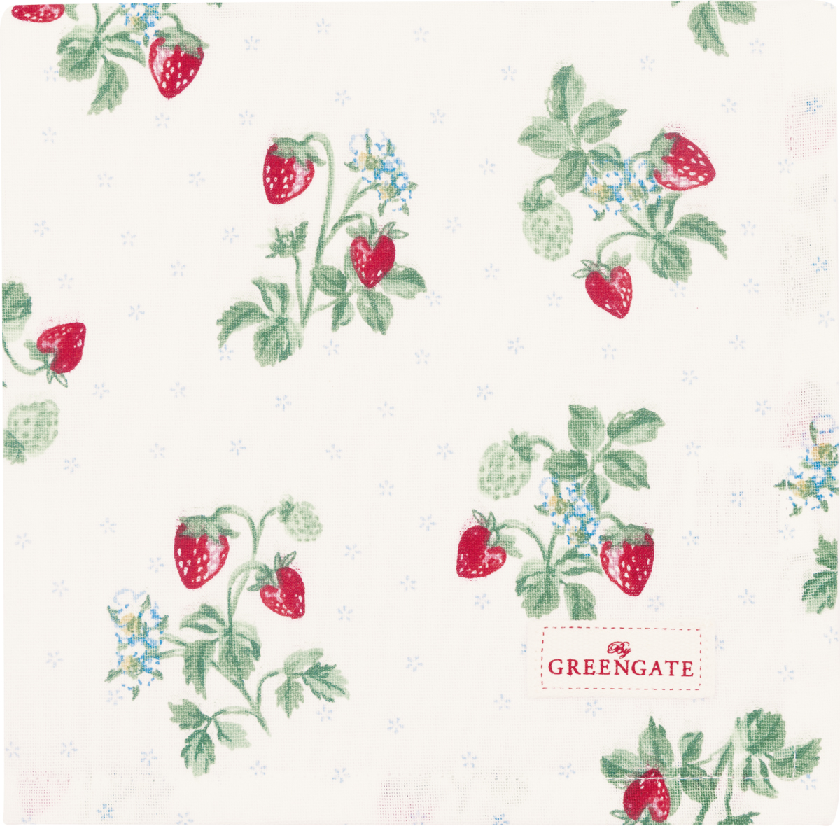 Greengate Stoffserviette Berry white