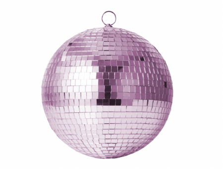 RICE Discokugel rosa large zum Anhängen