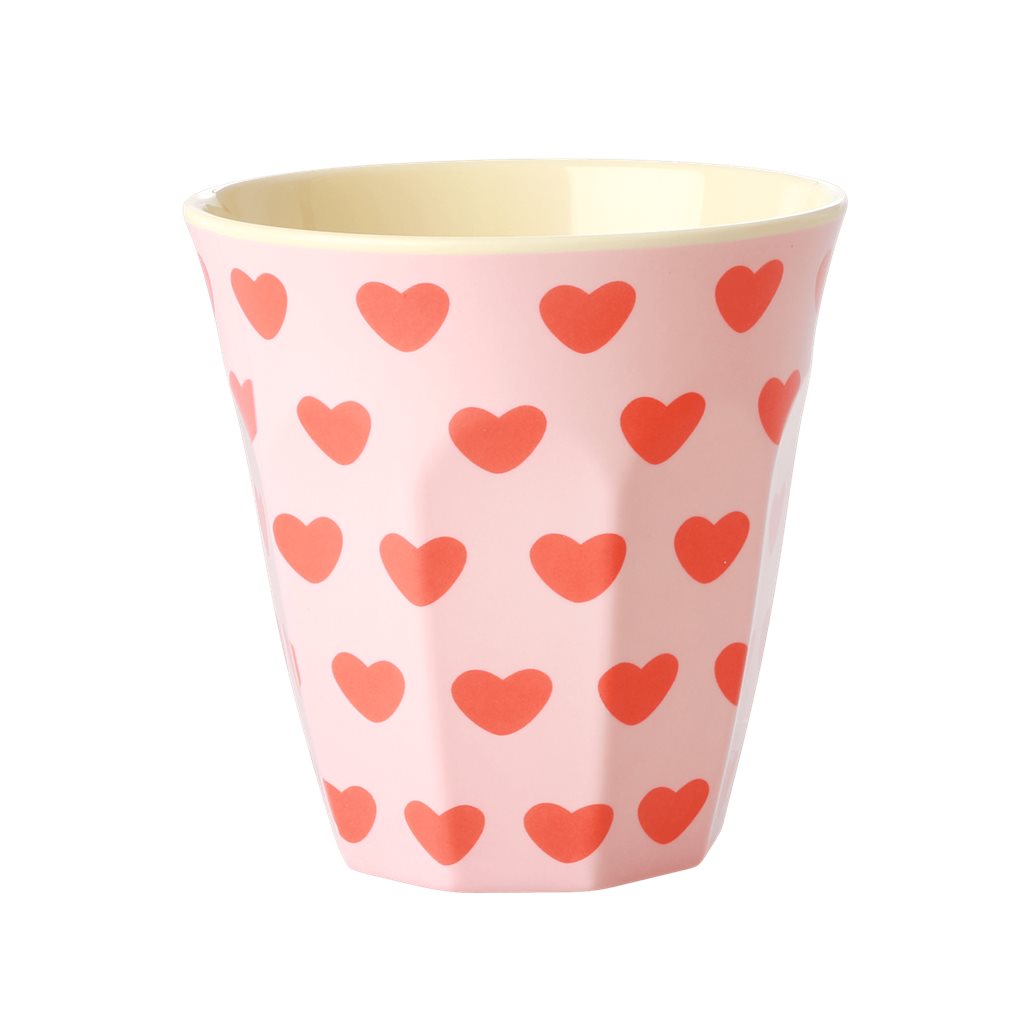 RICE Melamin Becher "Heart" medium