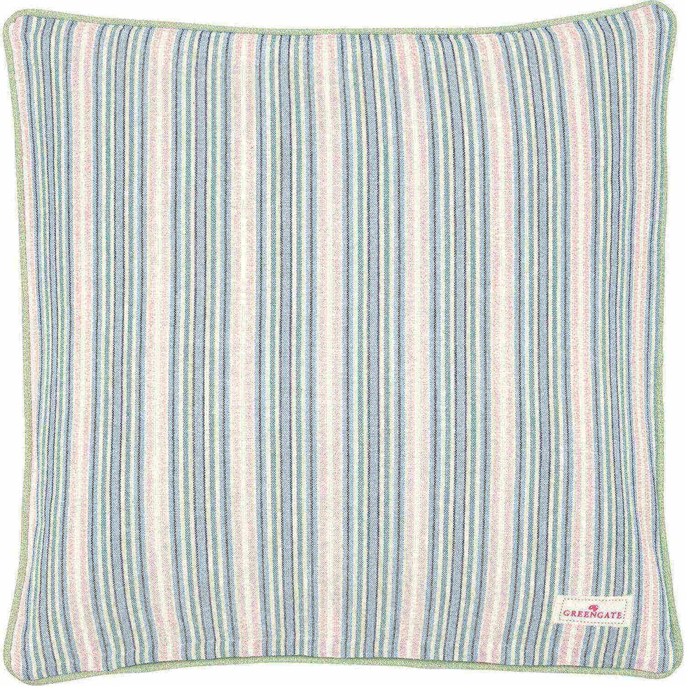 Greengate Kissenbezug Laura Homes dusty blue 40 x 40 cm