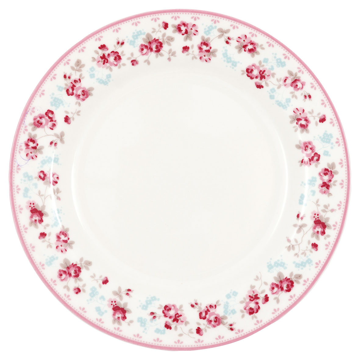 Greengate Frühstücksteller Elsy white 20,5 cm