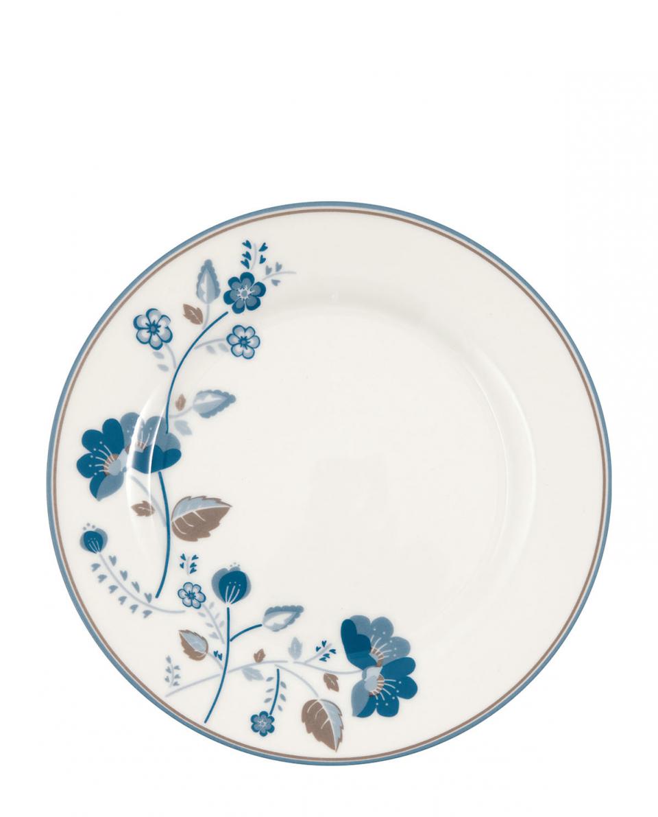 Greengate Frühstücksteller Mozy white 20,5 cm