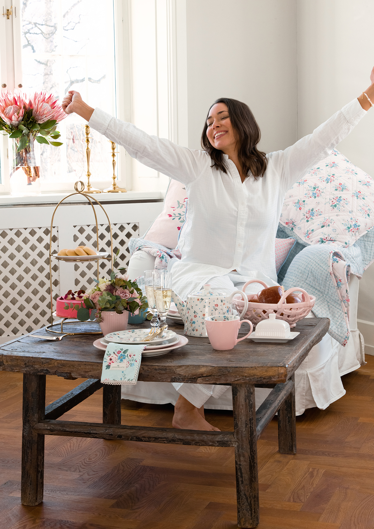 Greengate Eierbecher Adelena white