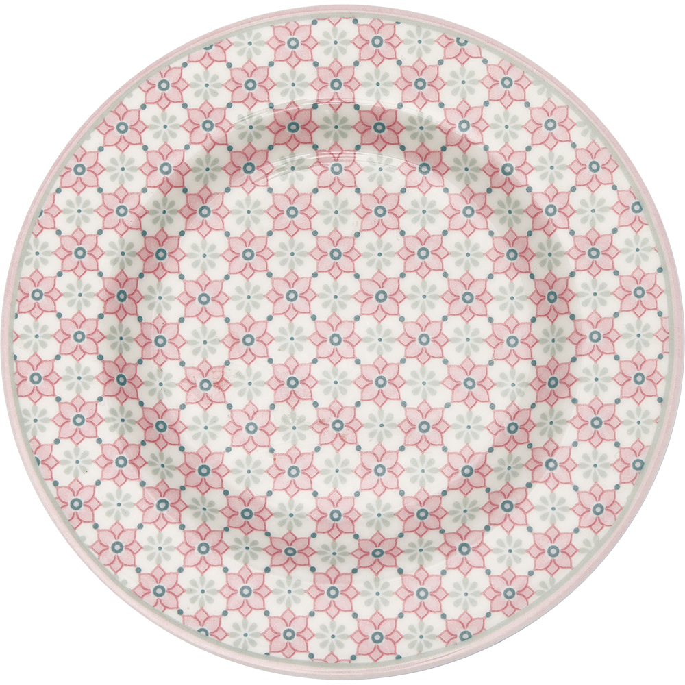 Greengate kleiner Teller Gwen pale pink  Small plate