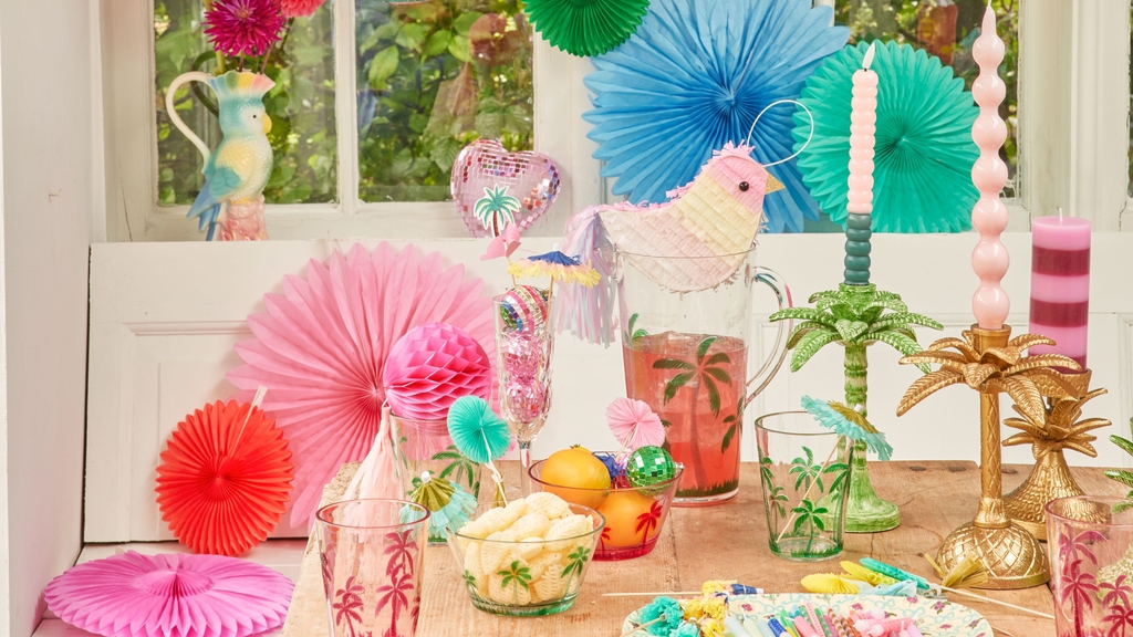 RICE Pinata Bird farbenfroh groß