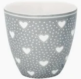 Greengate  Minilattecup Penny grey Espressotasse