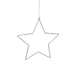 LED Leuchtstern Starshine silber 38 cm