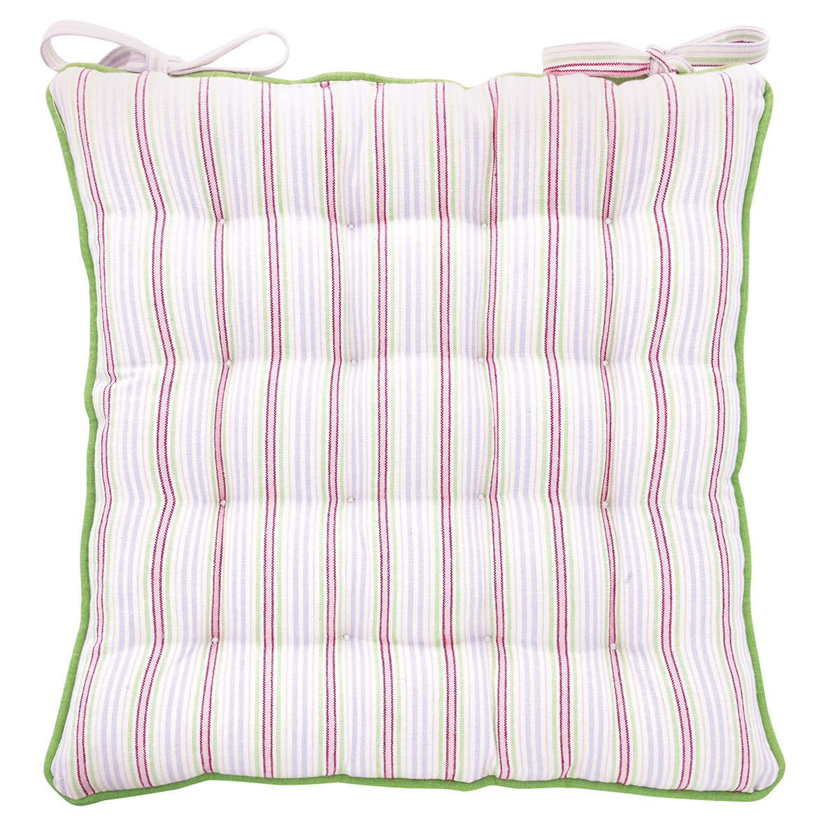 Greengate Sitzkissen Evelina white 40x40 cm zum festbinden