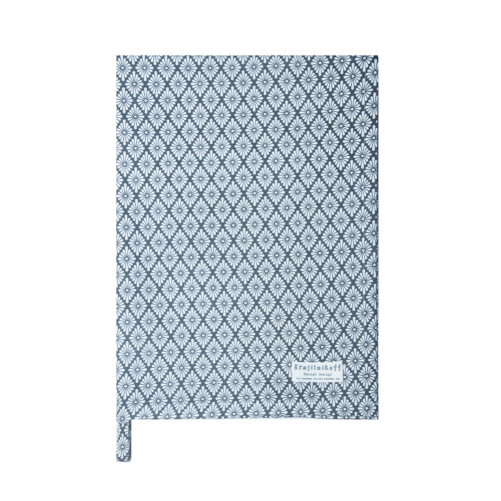 Krasilnikoff Geschirrtuch Bisquit charcoal Teatowel charchoal