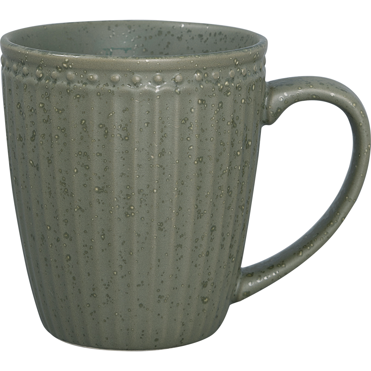 Greengate Becher Alice olive green Trinkbecher mit Henkel Mug