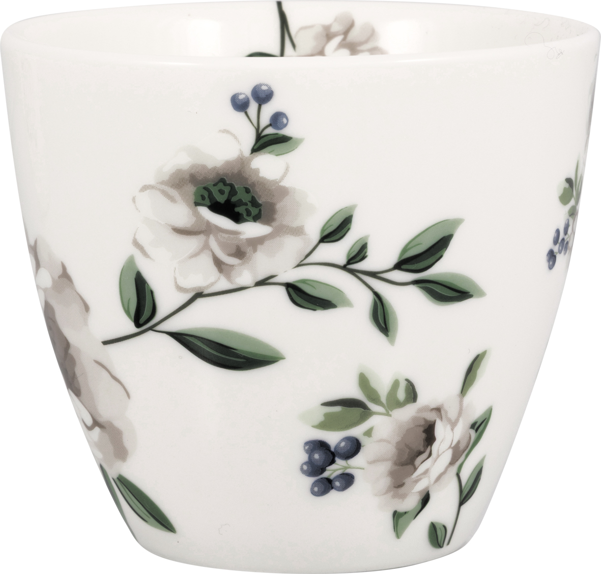 Greengate Lattecup Philippa white Becher ohne Henkel