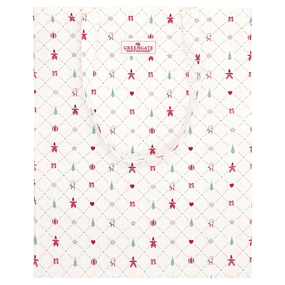 Greengate Baumwolltasche Clarina white Cotton bag