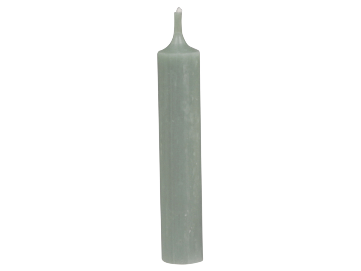Chic Antique kurze Stabkerze dusty green 11 cm 1 Stück