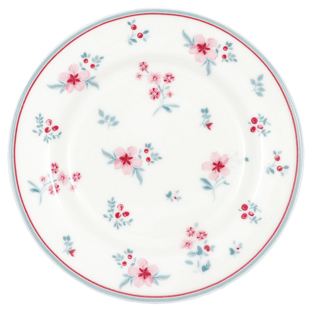 Greengate kleiner Teller Sila white small plate Beilagen/Dessertteller 