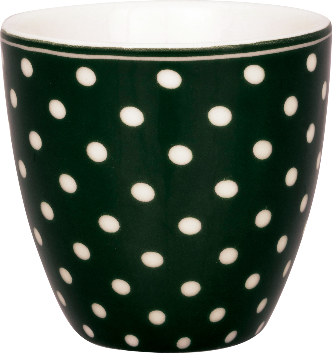Greengate Minilattecup Dotty green Espressotasse