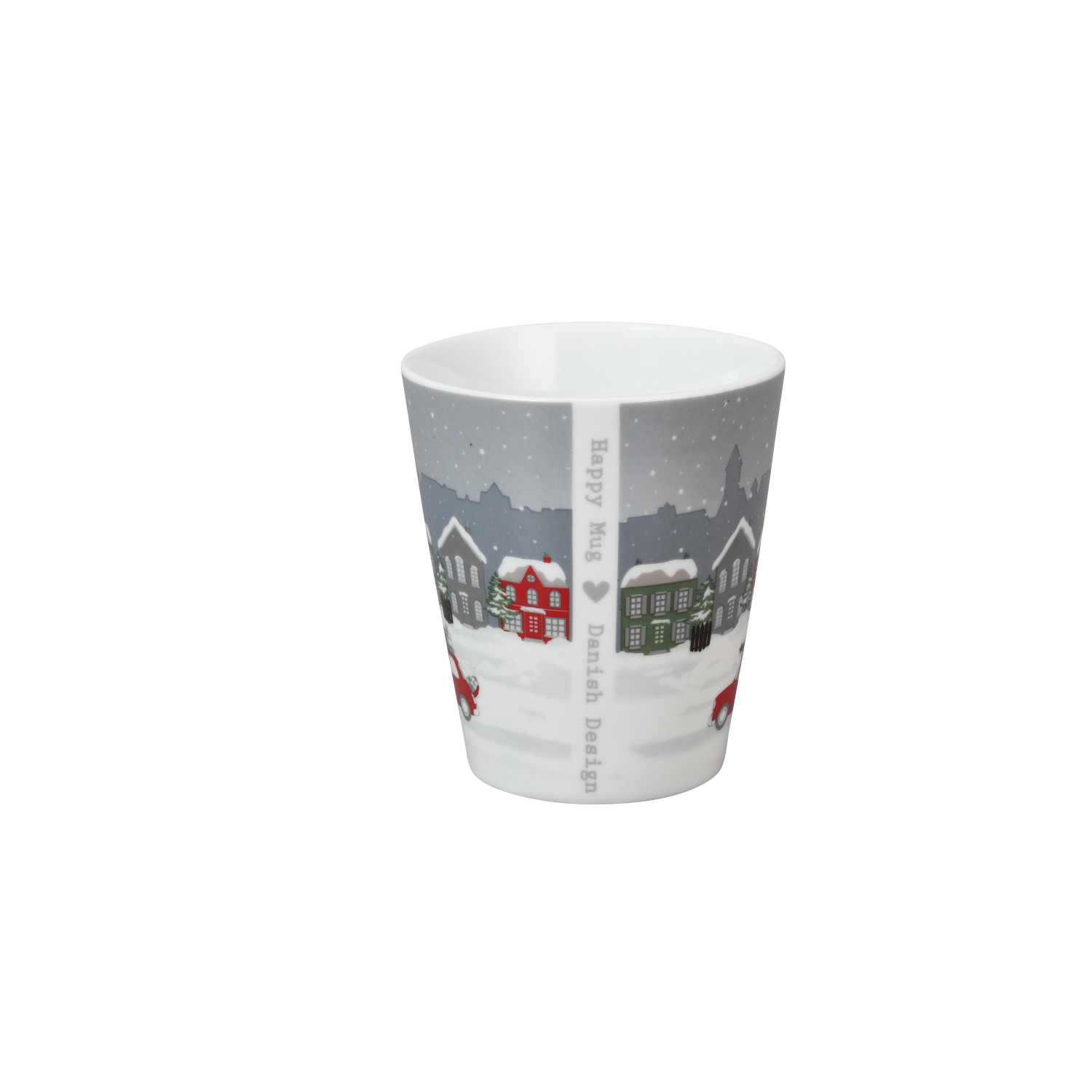 Krasilnikoff Happy Mug Driving in the city Trinkbecher ohne Henkel