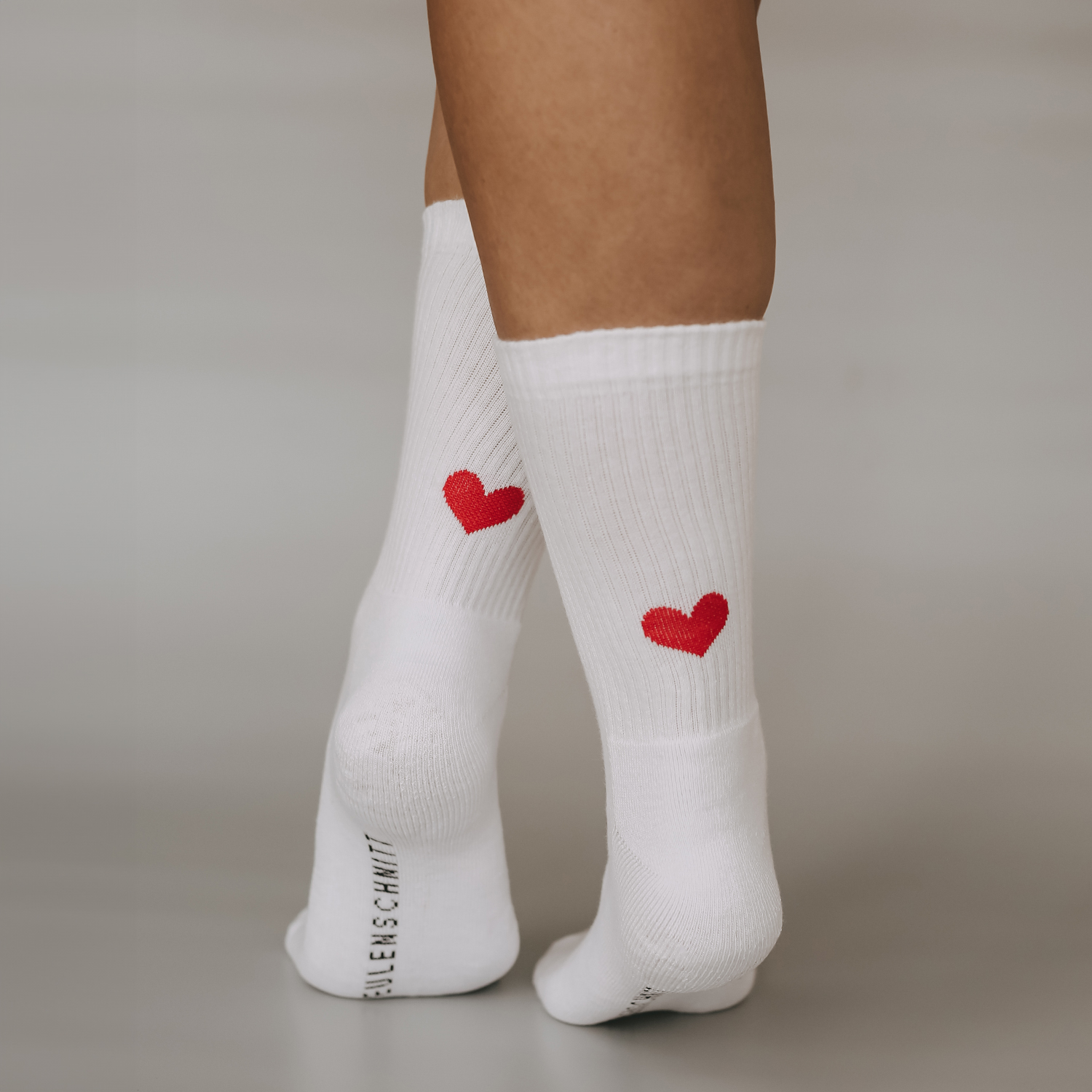 Eulenschnitt Mottosocken Herz red Eulenschnitt Mottosocken Herz red
