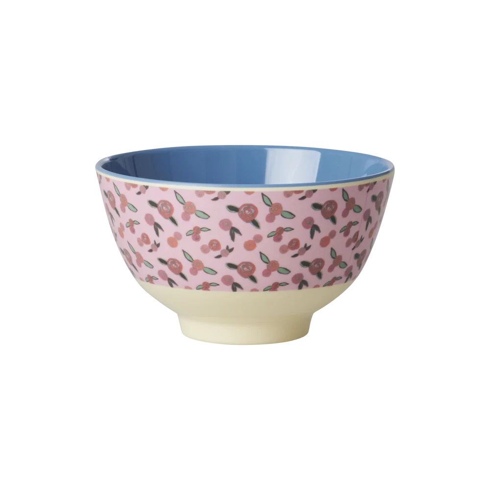 RICE Melamin Schüssel klein A rose is a rose Bowl small