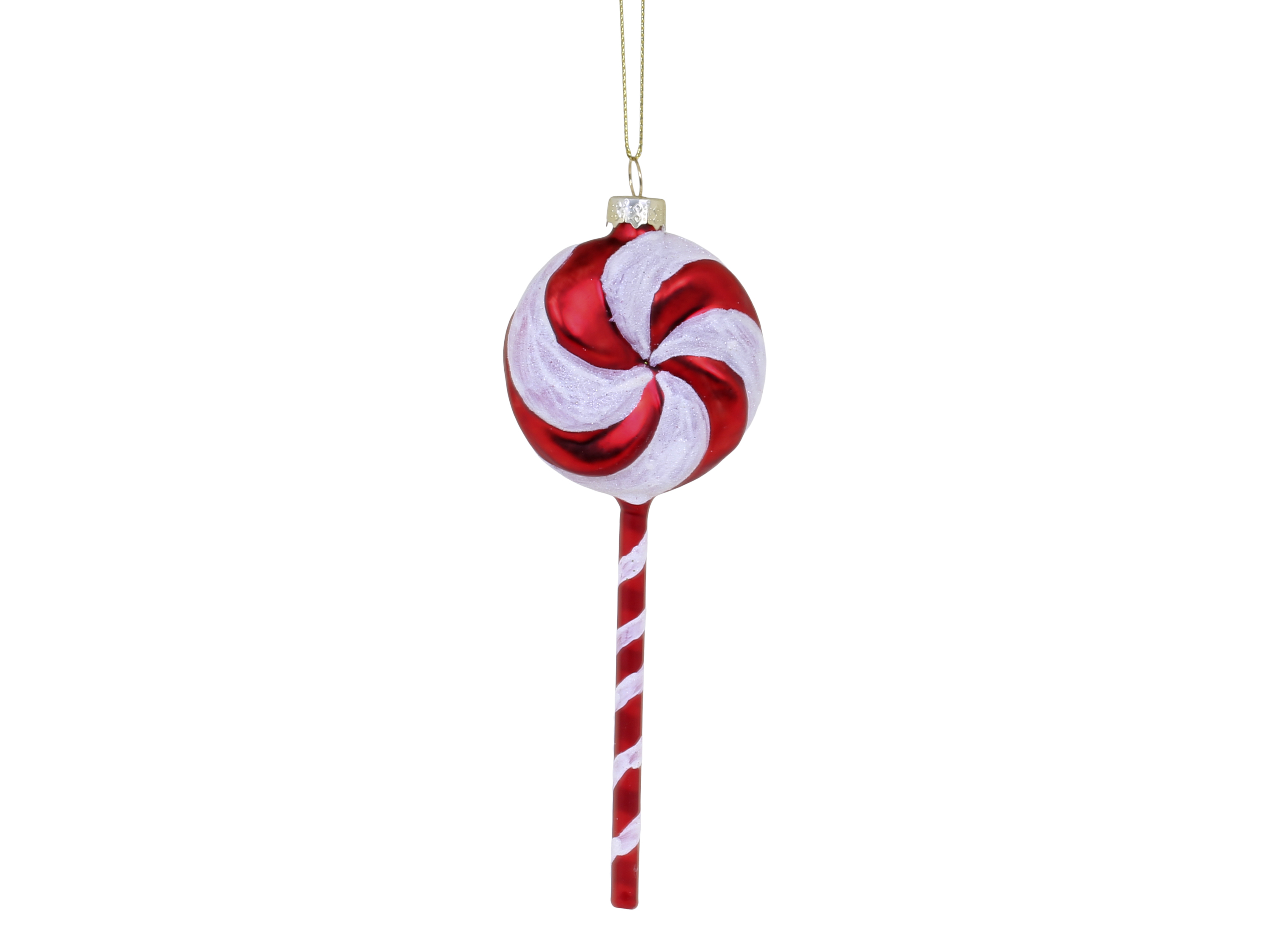 Chic Antique Weihnachtsbaumanhänger Lolli antique cherry Glas