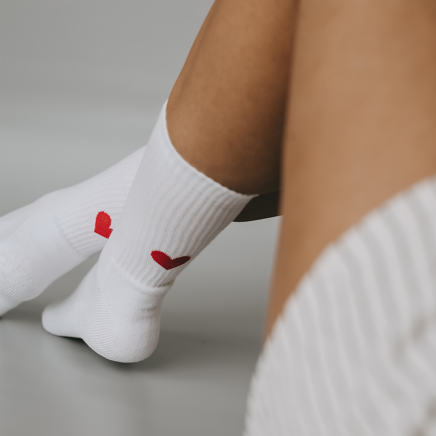 Eulenschnitt Mottosocken Herz red Eulenschnitt Mottosocken Herz red