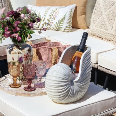 Chic Antique Vase Muschel groß