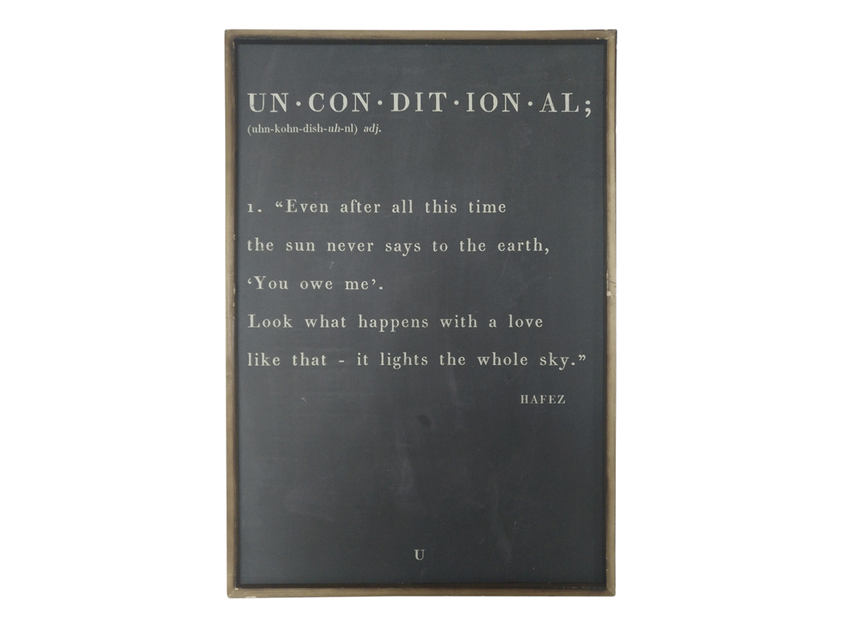 Chic Antique Bild Infinity (Solitär oder als Paarbild mit Bild Unconditional)