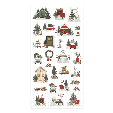 Chic Antique Papierservietten mit Weihnachtsmotiven 16 Stück
