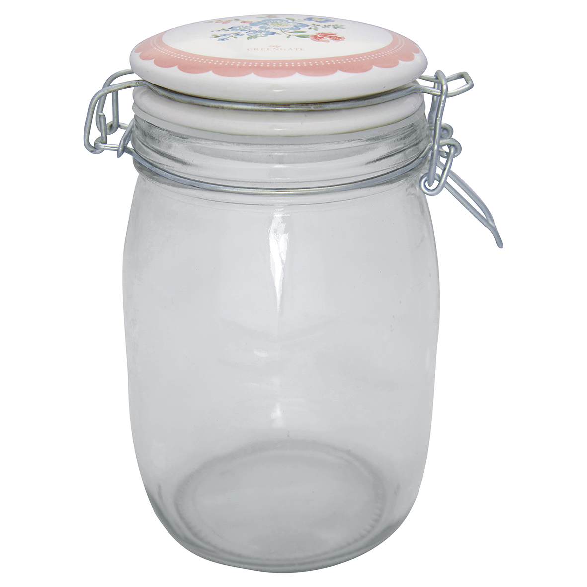 Greengate Aufbewahrungsglas Henrietta pale pink 1 L