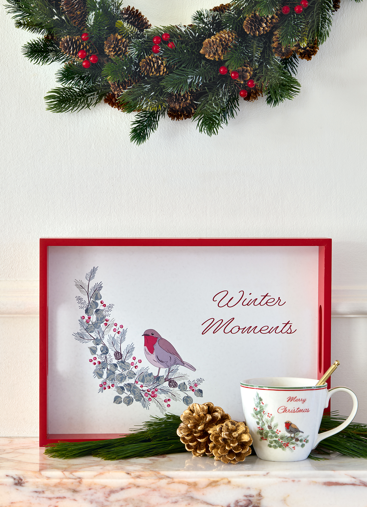 Greengate Weihnachtsbaumanhänger Vogel Leonora white Glas