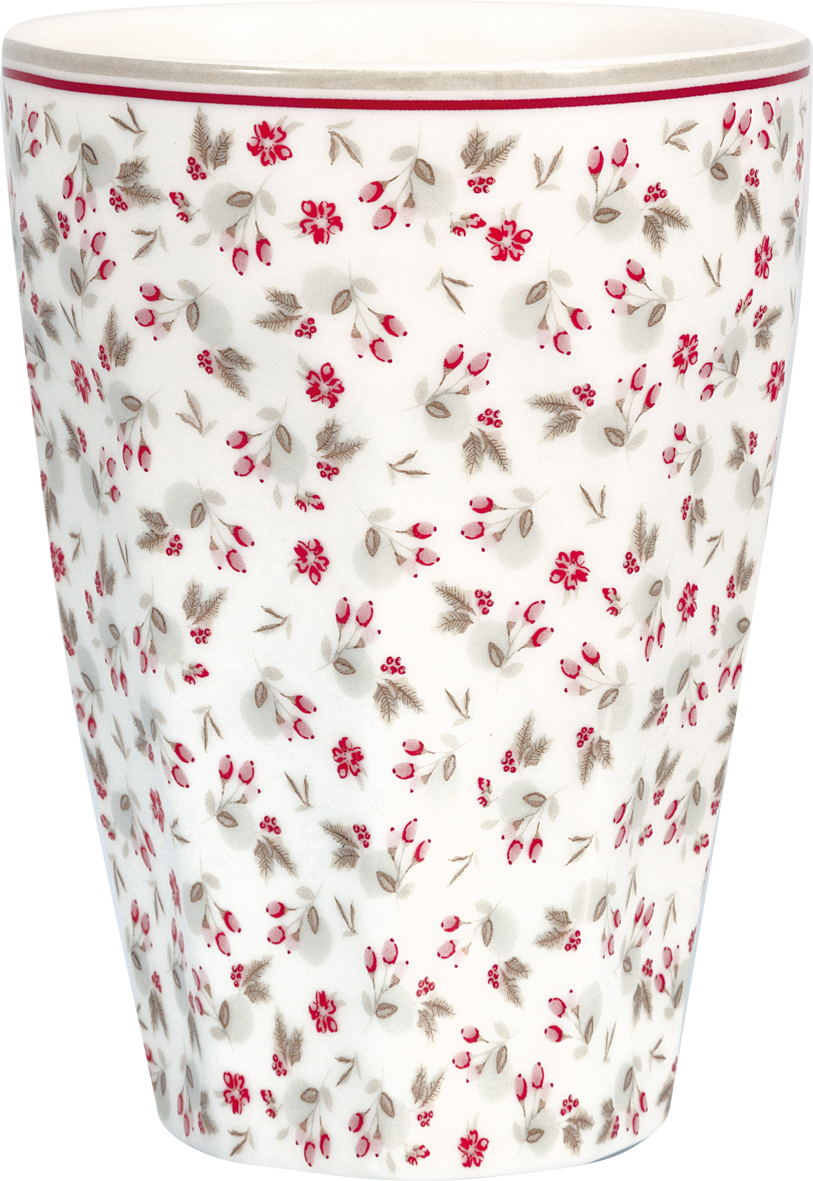 Greengate French Latte Gale white hoher Becher