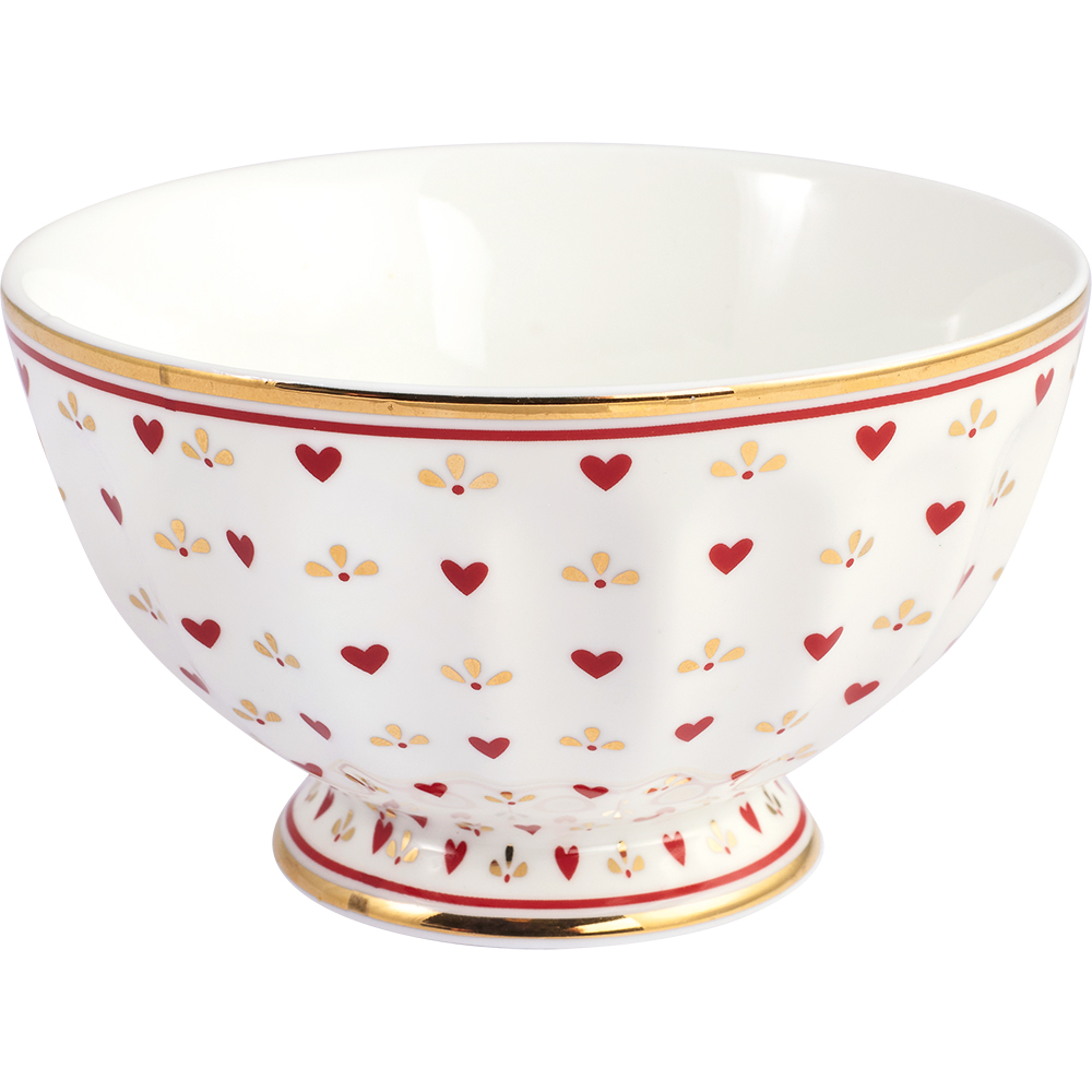 Greengate Schüssel French Bowl medium Layla petit white