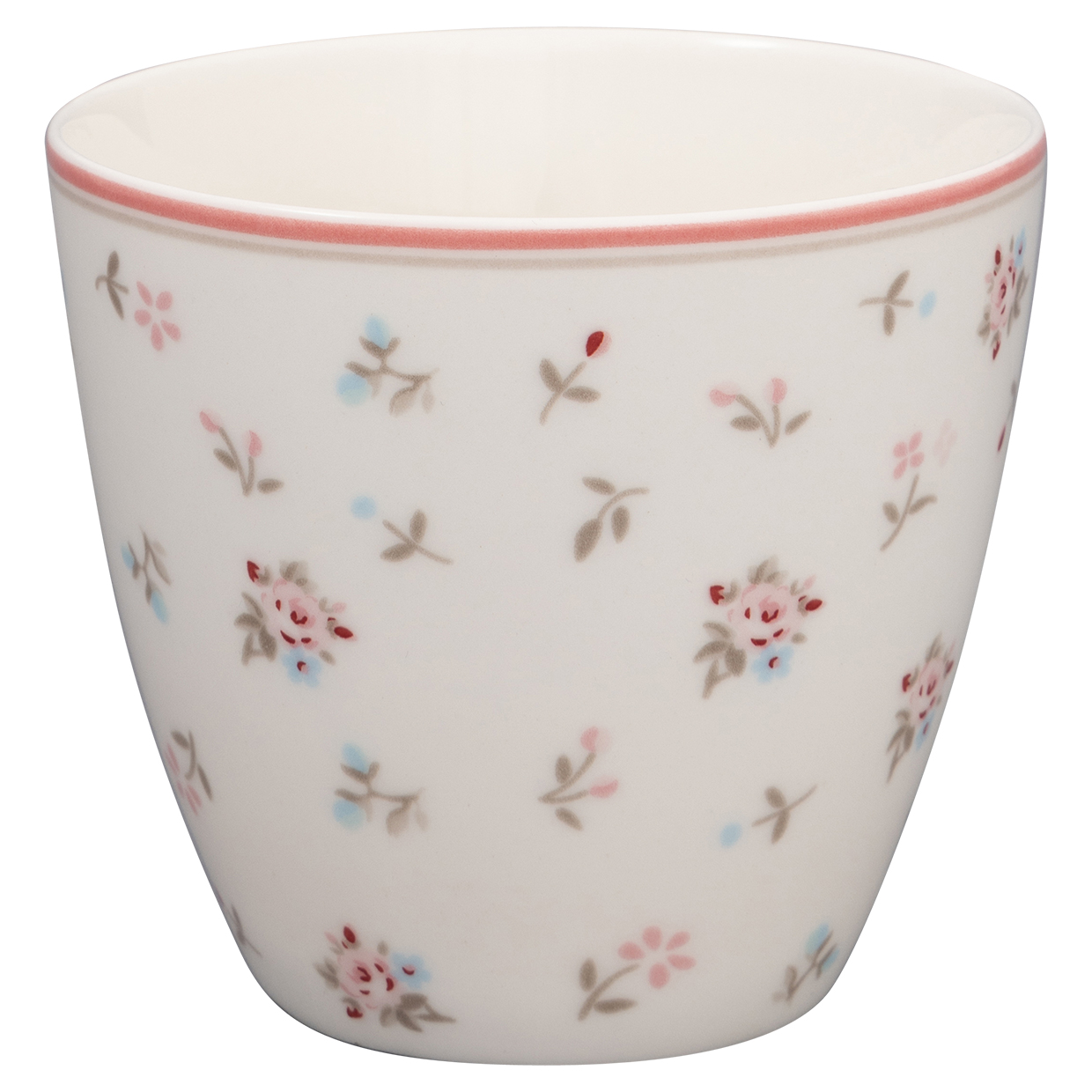 Greengate Lattecup Junia white Trinkbecher ohne Henkel