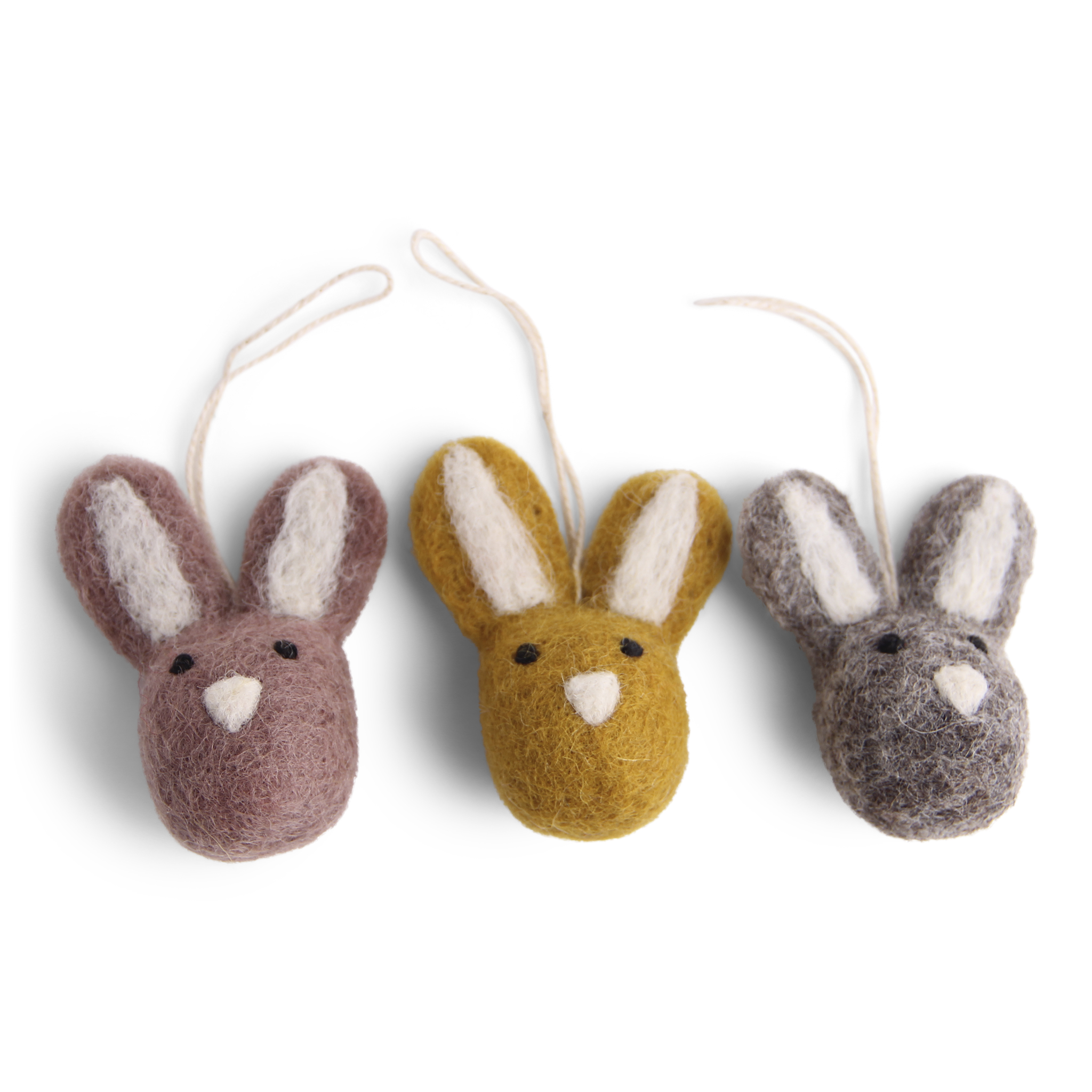 Gry & Sif mini Häschen zum Aufhängen  3 Farben Set