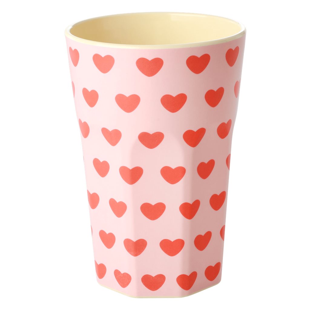 RICE Melamin Becher "Heart" medium