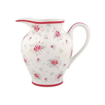 Greengate Milchkännchen Alivia white round