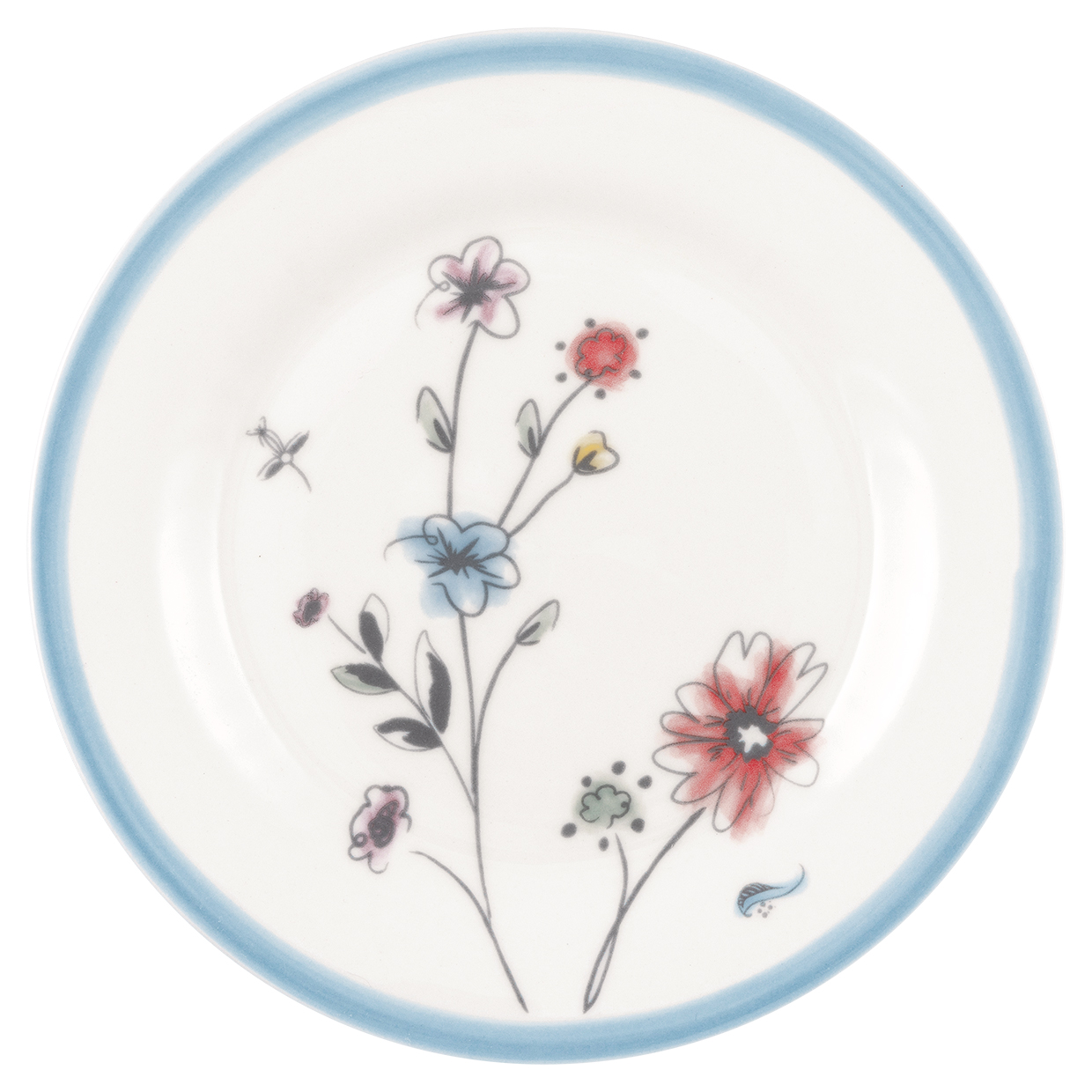 Greengate Frühstücksteller Venissa white 20,5 cm