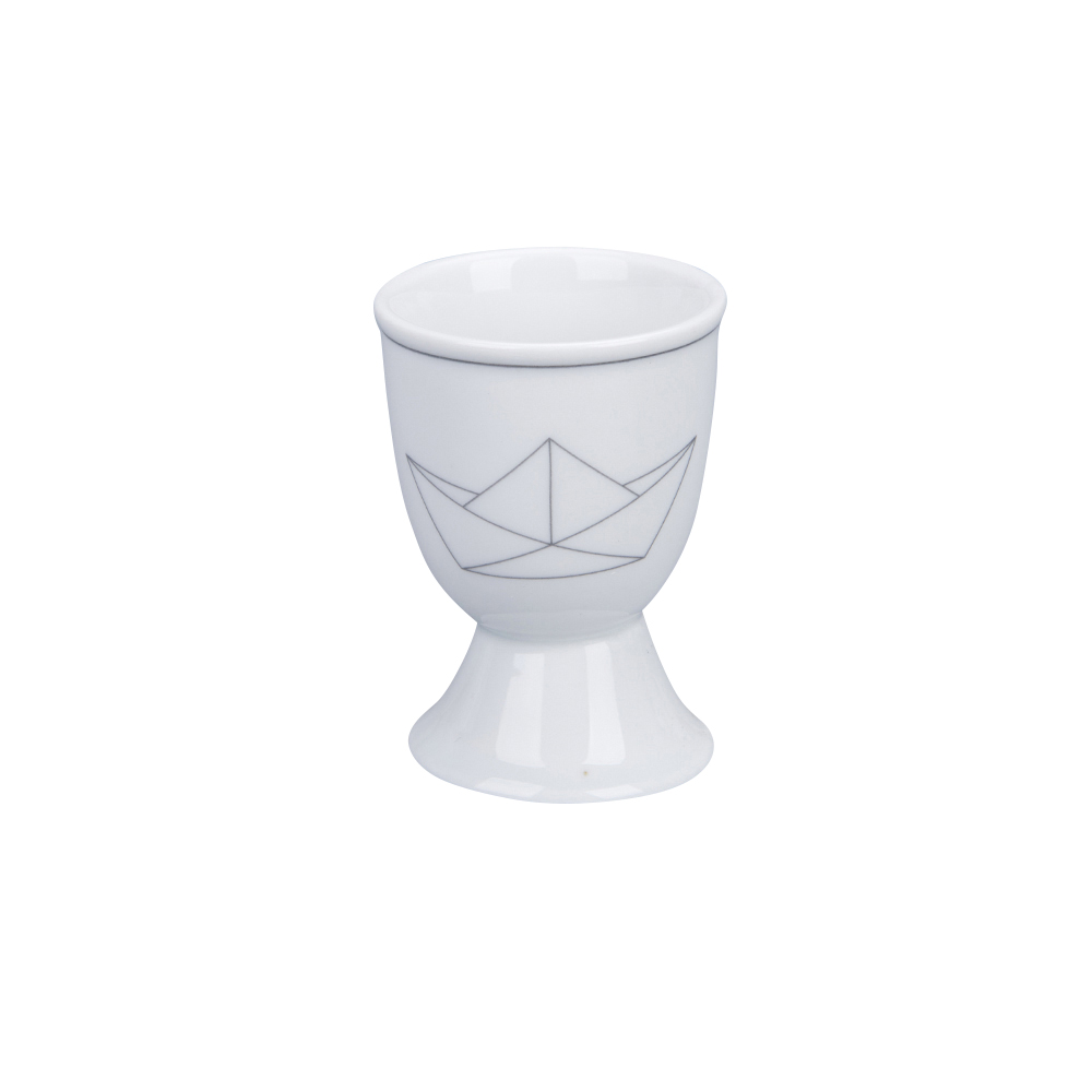 Krasilnikoff Eierbecher Paperboat weiss