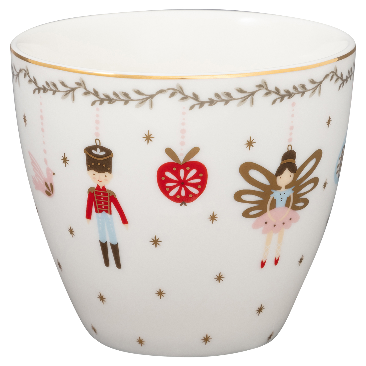 Greengate Lattecup Cindarella white Trinkbecher ohne Henkel