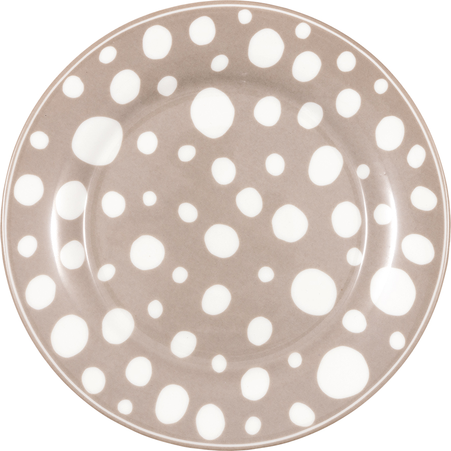 Greengate Frühstücksteller Neva beige 20,5 cm