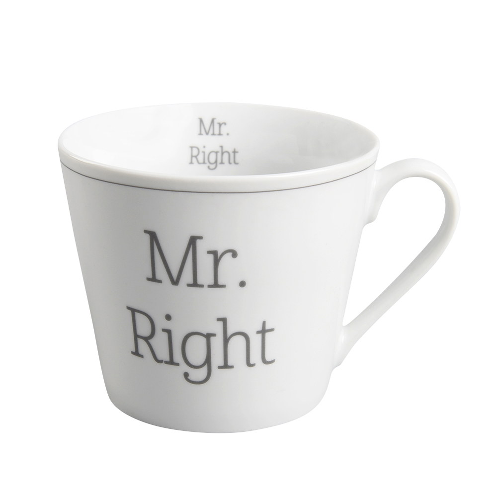 Krasilnikoff Happy Becher "Mr. Right"