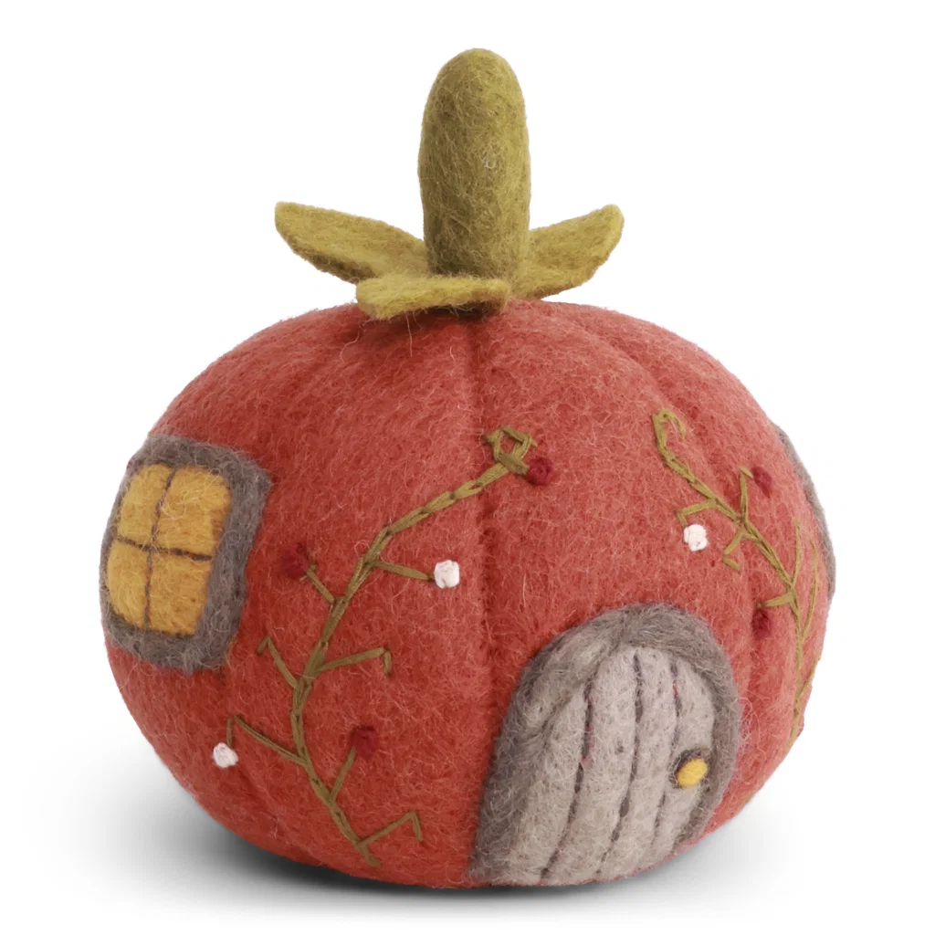 Gry & Sif handgefilztes Kürbishäuschen Pumpkin house